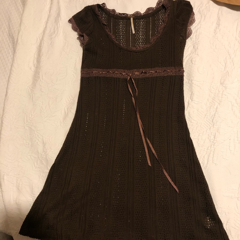 Free people knit pointelle dress
